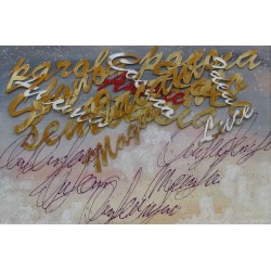 <p>Tecnica mista su carta intelata multistrato applicato</p>
<p></p>
<p>100x150</p>