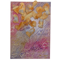 <p>Tecnica mista su carta intelata multistrato applicato</p>
<p></p>
<p>70x100</p>