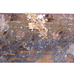 <p>Tecnica mista su carta intelata multistrato applicato</p>
<p></p>
<p>80x120</p>