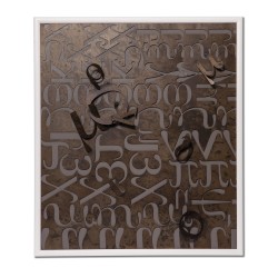 <p>Tecnica mista su ferro dolce ossidato</p>
<p></p>
<p>90 x 80</p>